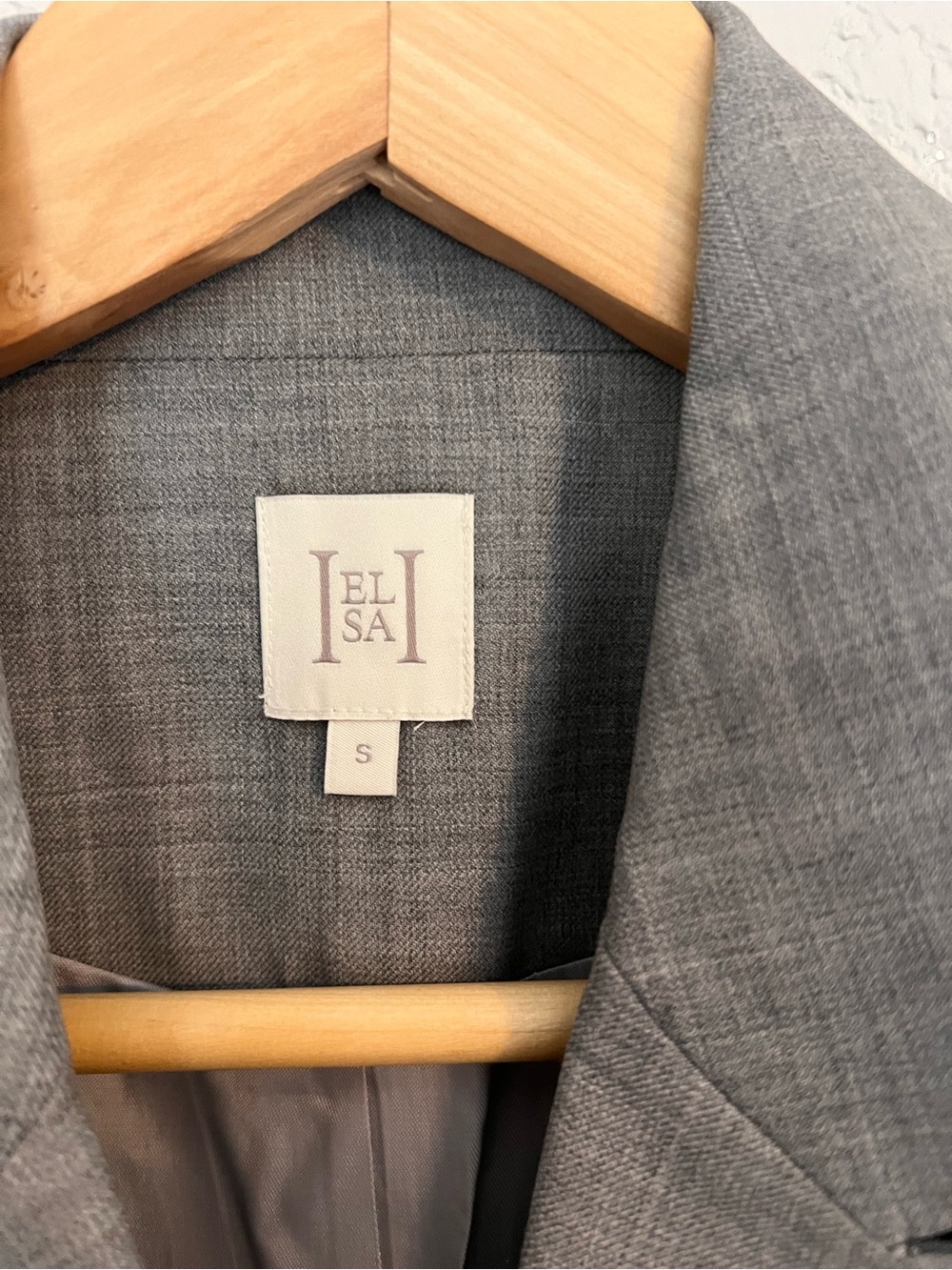 ELSA Gray Tailored Blazer Romper - Picture 3 of 4